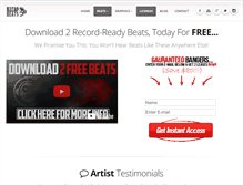 Tablet Screenshot of illcapbeats.com